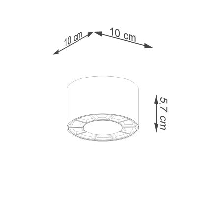 LED-kohdevalaisin DIO LED/10W/230V valkoinen