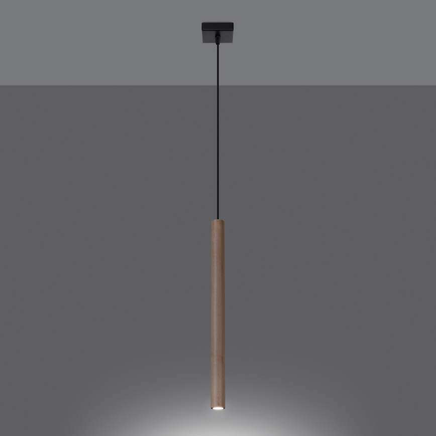 Kattokruunu johdossa PASTELO 1xG9/8W/230V pyökki