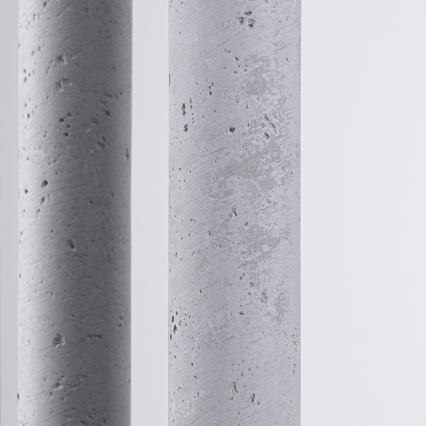 Kattokruunu johdossa PASTELO 5xG9/8W/230V betoni