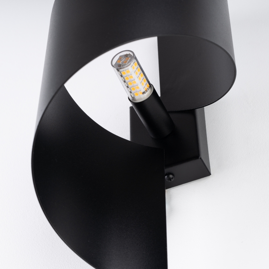 Seinävalaisin TALASSA 1xG9/8W/230V musta