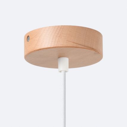 Kattokruunu johdossa JAGA 1xE27/15W/230V halkaisija 30 cm valkoinen