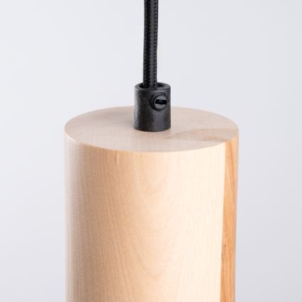 Kattokruunu johdossa JAGA 1xE27/15W/230V halkaisija 30 cm musta