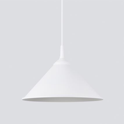 Kattokruunu johdossa ZUMA 1xE27/15W/230V halkaisija 30 cm valkoinen