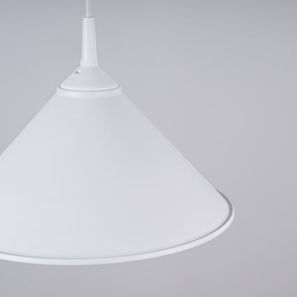 Kattokruunu johdossa ZUMA 1xE27/15W/230V halkaisija 30 cm valkoinen