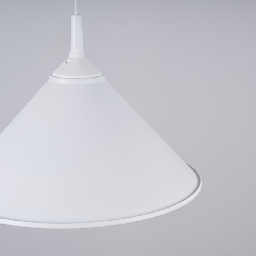 Kattokruunu johdossa ZUMA 1xE27/15W/230V halkaisija 30 cm valkoinen