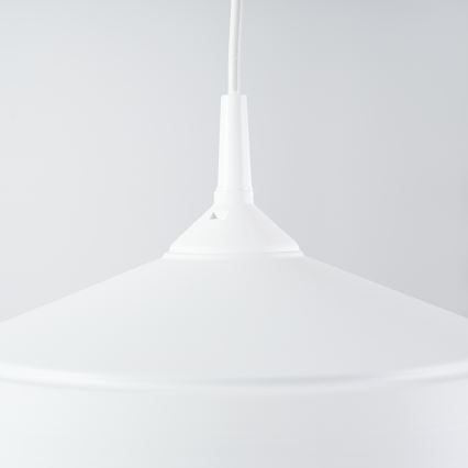 Kattokruunu johdossa FRIKA 1xE27/15W/230V halkaisija 34 cm valkoinen