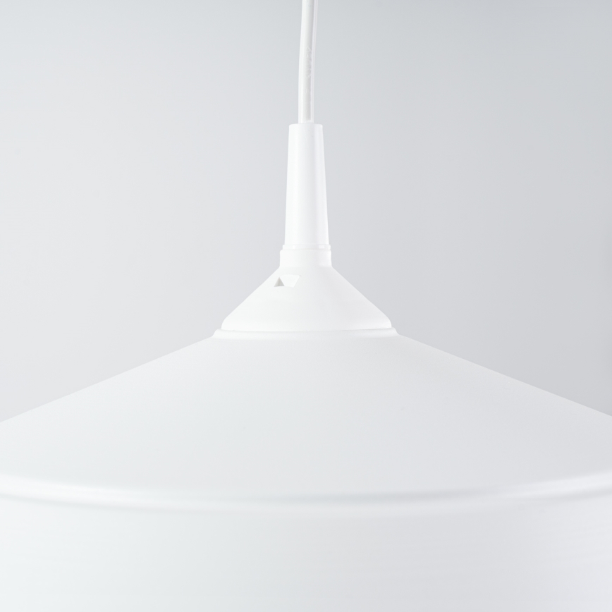 Kattokruunu johdossa FRIKA 1xE27/15W/230V halkaisija 34 cm valkoinen