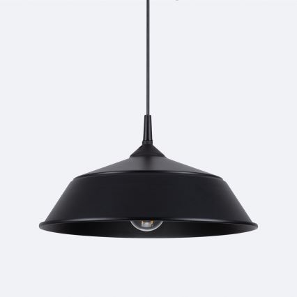 Kattokruunu johdossa FRIKA 1xE27/15W/230V halkaisija 34 cm musta
