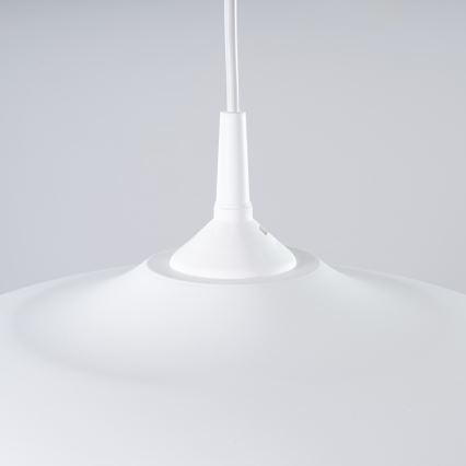 Kattokruunu johdossa GINA 1xE27/15W/230V halkaisija 38 cm valkoinen