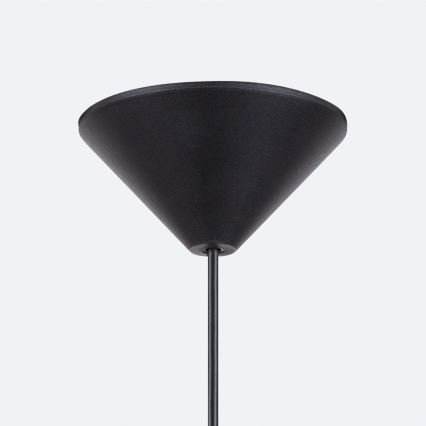 Kattokruunu johdossa GINA 1xE27/15W/230V halkaisija 38 cm musta