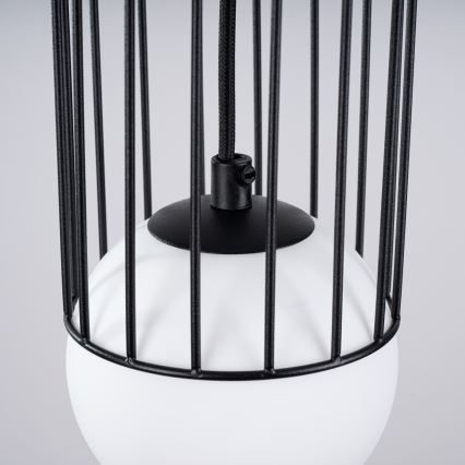 Kattokruunu johdossa BRINA 1xG9/8W/230V musta
