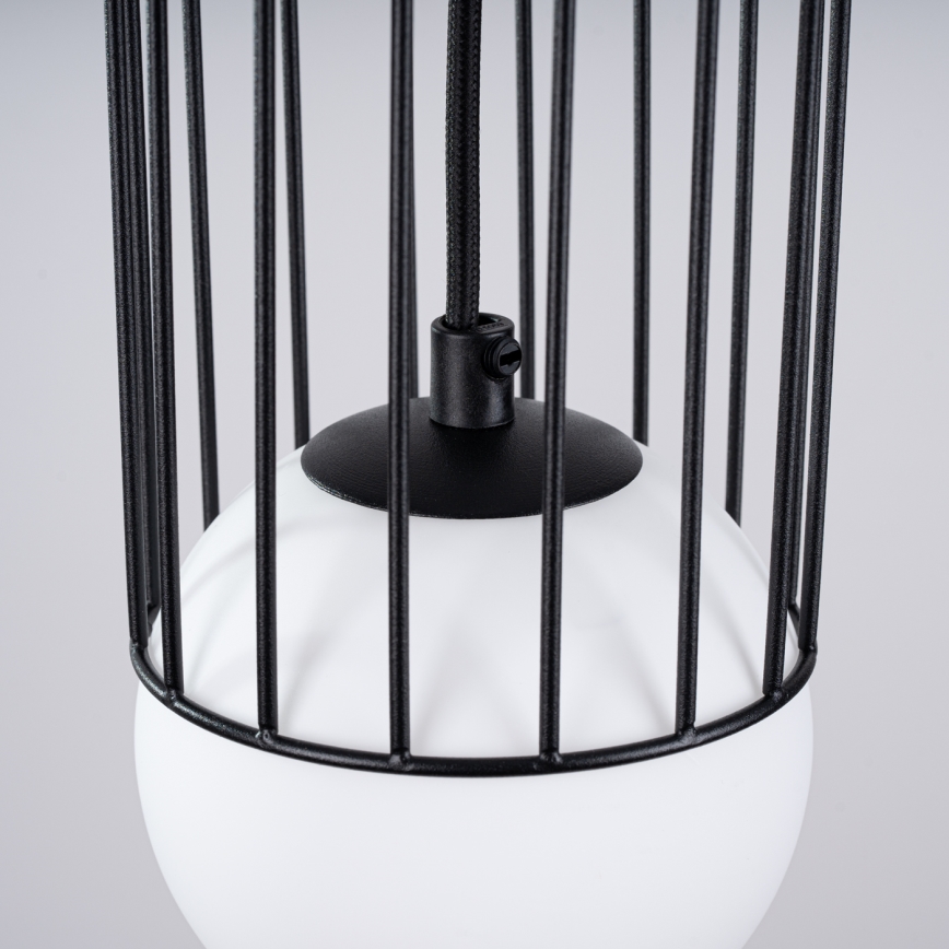 Kattokruunu johdossa BRINA 1xG9/8W/230V musta