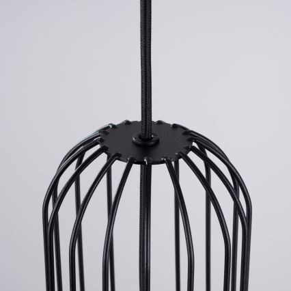 Kattokruunu johdossa BRINA 1xG9/8W/230V musta