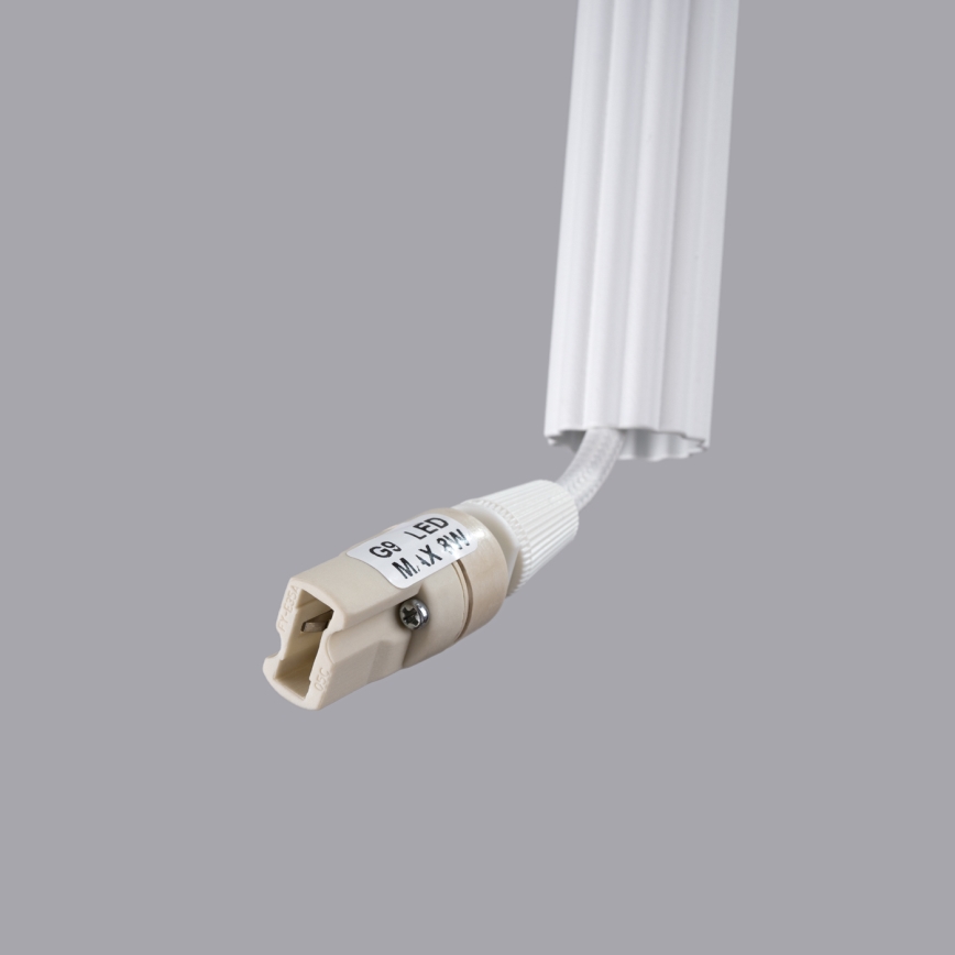 Kattokruunu johdossa ARCHE 1xG9/8W/230V valkoinen
