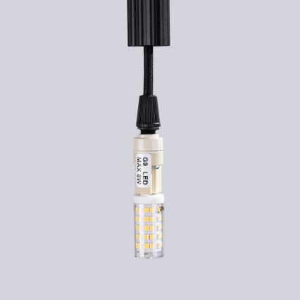 Kattokruunu johdossa ARCHE 1xG9/8W/230V musta