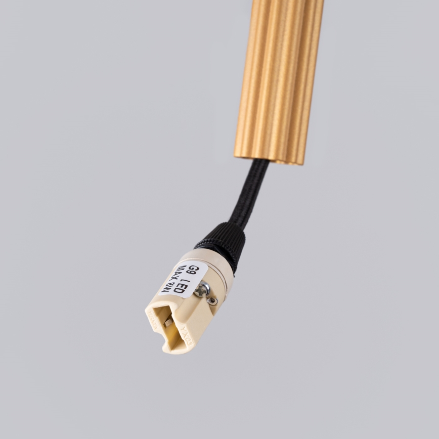 Kattokruunu johdossa ARCHE 3xG9/8W/230V kulta