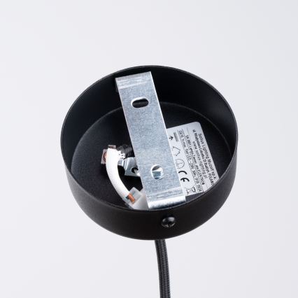 Kattokruunu johdossa ELECTRA 1xGU10/10W/230V betoni/musta