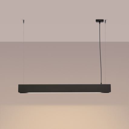 LED-kattokruunu johdossa SPARK 1xG13/8,5W/230V musta