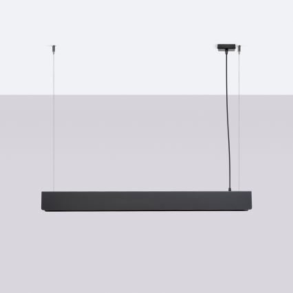 LED-kattokruunu johdossa SPARK 1xG13/8,5W/230V musta