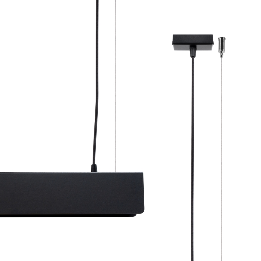 LED-kattokruunu johdossa SPARK 1xG13/8,5W/230V musta
