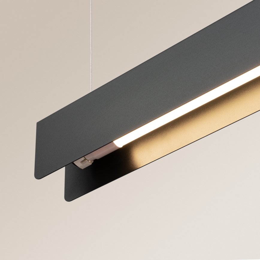 LED-kattokruunu johdossa SPARK 1xG13/8,5W/230V musta
