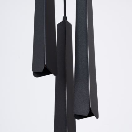 Kattokruunu johdossa PRYSM 3xG9/8W/230V musta