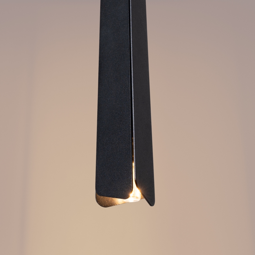 Kattokruunu johdossa PRYSM 3xG9/8W/230V musta