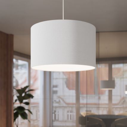 Kattokruunu johdossa NOVA 1xE27/15W/230V halkaisija 30 cm valkoinen