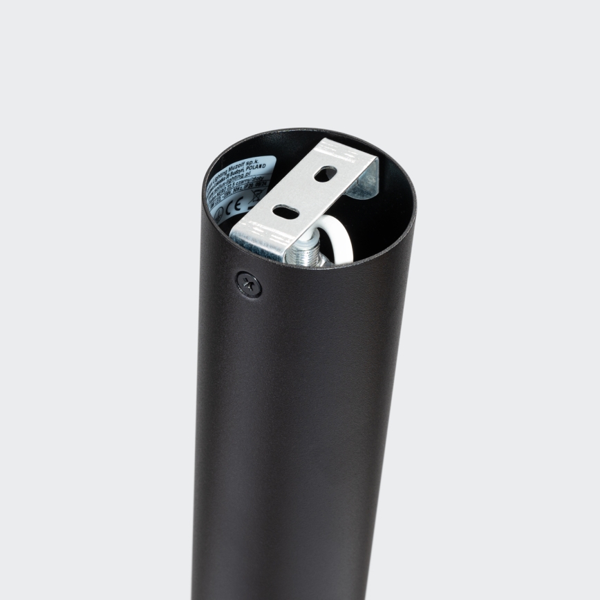 Kohdevalo NERO 1xGU10/10W/230V 22,5 cm musta/kulta