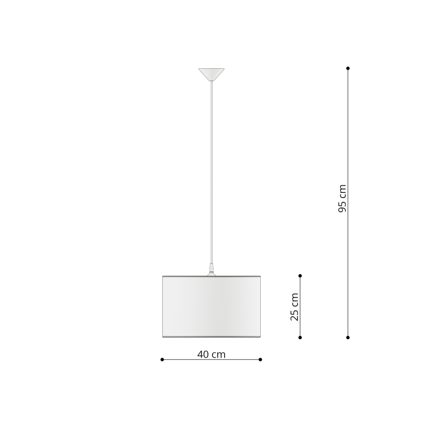 Lasten riipuskattokruunu johdossa CAT 1xE27/15W/230V halkaisija 40 cm kissa