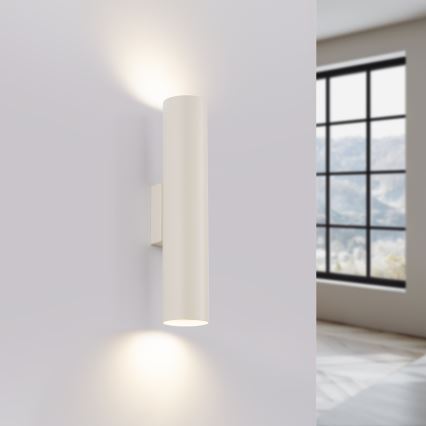 Seinävalaisin LAGOS 2xGU10/10W/230V kerma