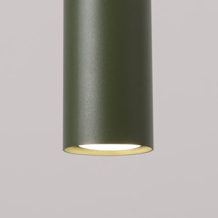 Kattokruunu johdossa LAGOS 3xGU10/10W/230V vihreä