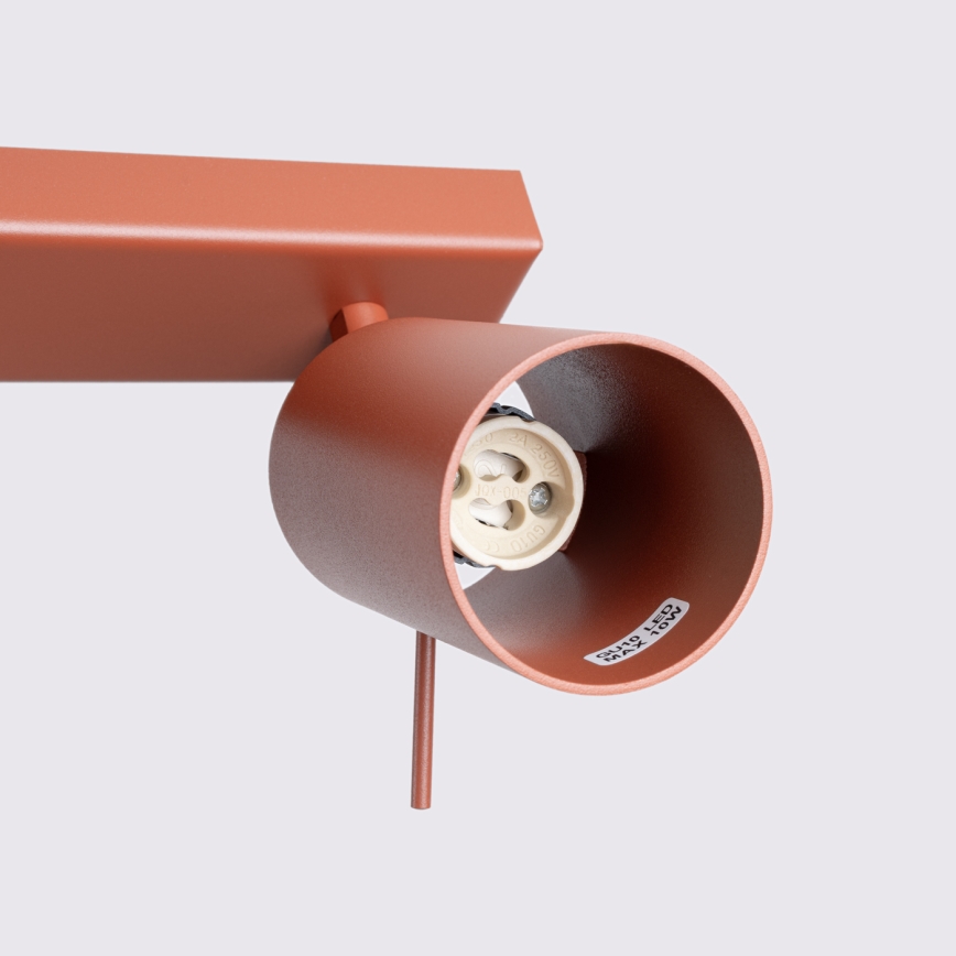 Kohdevalo RING 4xGU10/10W/230V punainen