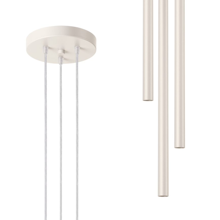 Kattokruunu johdossa PASTELO 3xG9/8W/230V kerma