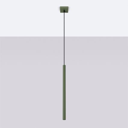 Kattokruunu johdossa PASTELO 1xG9/8W/230V vihreä