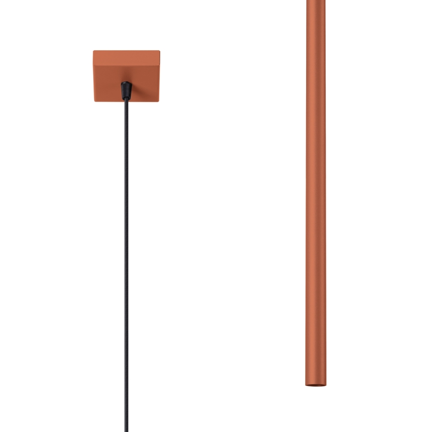 Kattokruunu johdossa PASTELO 1xG9/8W/230V punainen