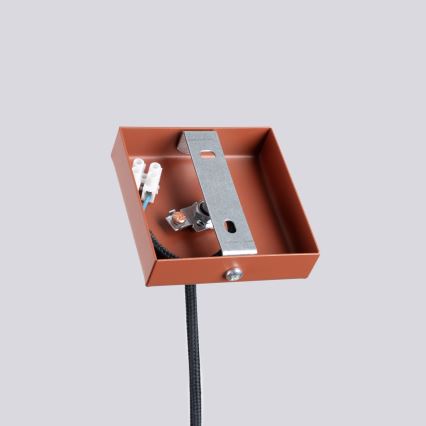 Kattokruunu johdossa PASTELO 1xG9/8W/230V punainen