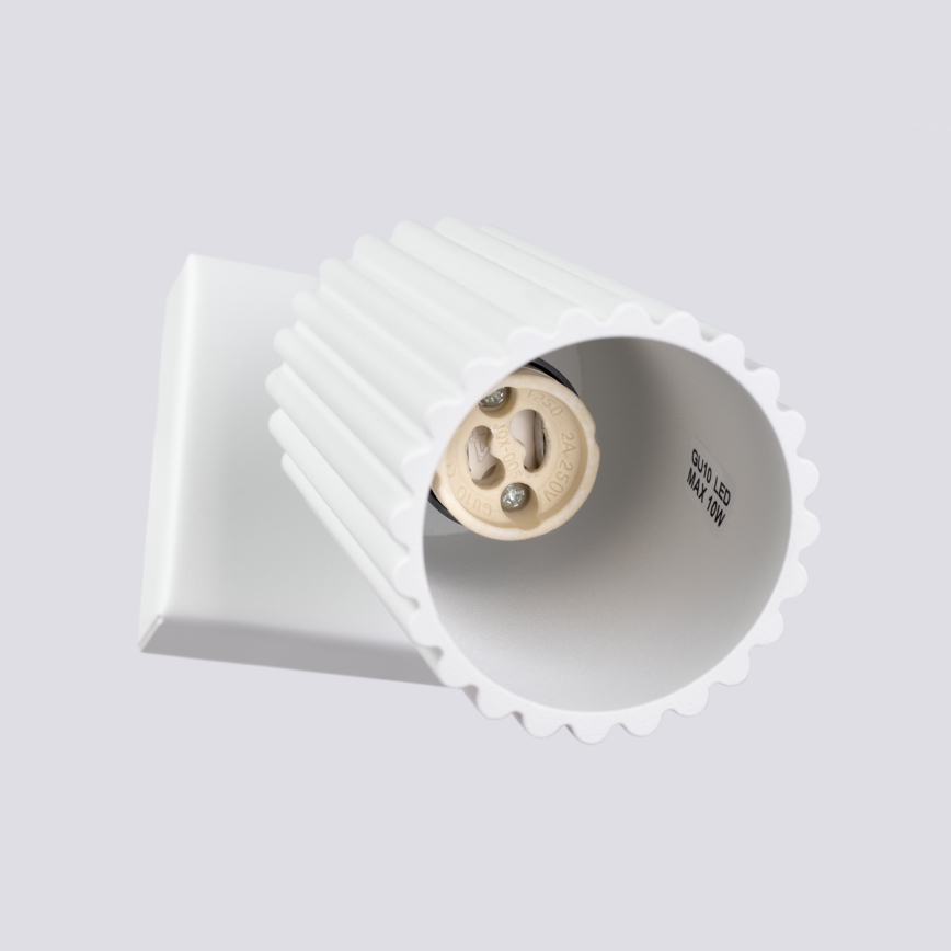 Seinäkohdevalo KARBON 1xGU10/10W/230V valkoinen