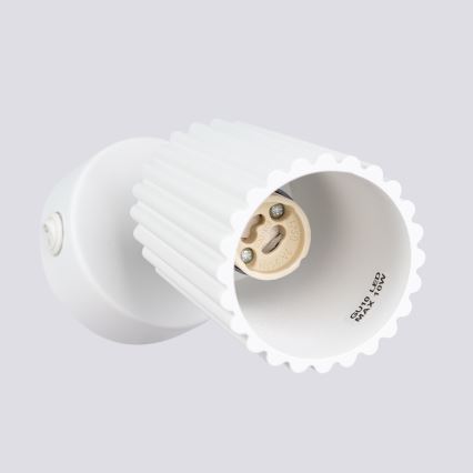 Seinäkohdevalo KARBON 1xGU10/10W/230V valkoinen
