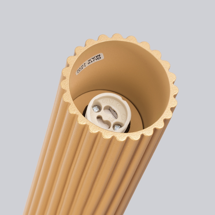 Kohdevalo KARBON 1xGU10/10W/230V 20 cm kulta
