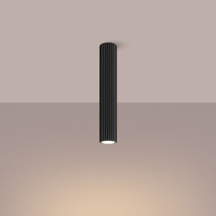 Kohdevalo KARBON 1xGU10/10W/230V 40 cm musta