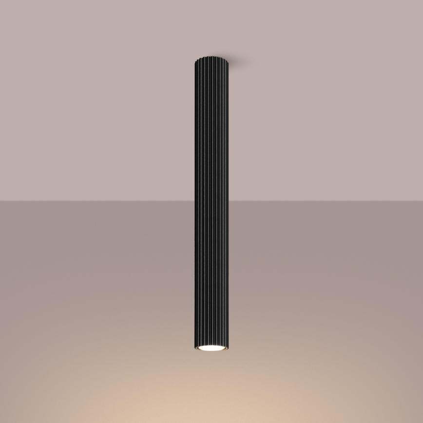 Kohdevalo KARBON 1xGU10/10W/230V 60 cm musta