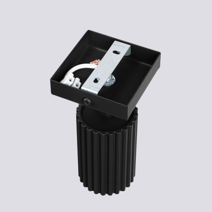 Seinäkohdevalo KARBON 1xGU10/10W/230V musta