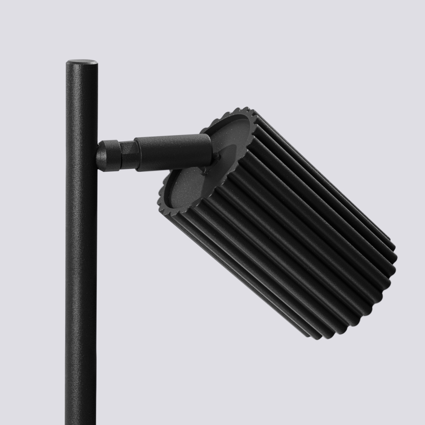 Pöytävalaisin KARBON 1xGU10/10W/230V musta
