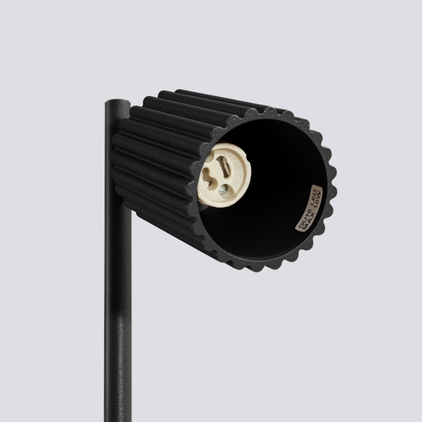 Pöytävalaisin KARBON 1xGU10/10W/230V musta