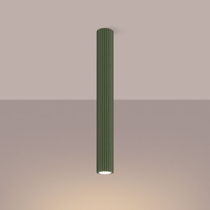 Kohdevalo KARBON 1xGU10/10W/230V 60 cm vihreä