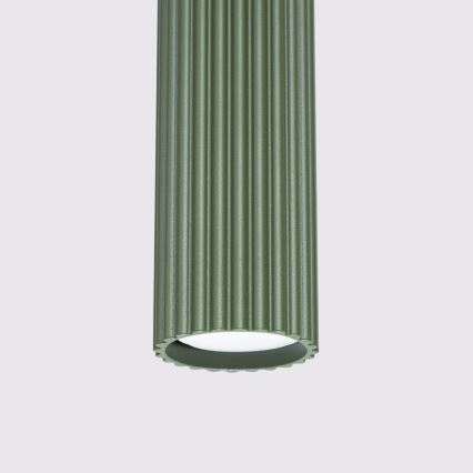 Kattokruunu johdossa KARBON 3xGU10/10W/230V vihreä