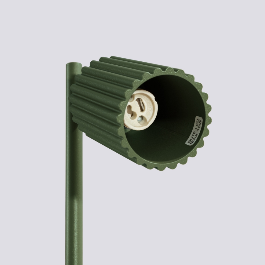 Pöytävalaisin KARBON 1xGU10/10W/230V vihreä
