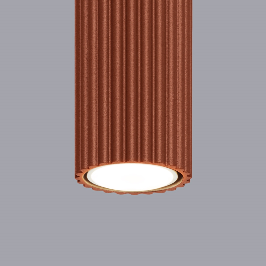 Kohdevalo KARBON 1xGU10/10W/230V 10 cm punainen