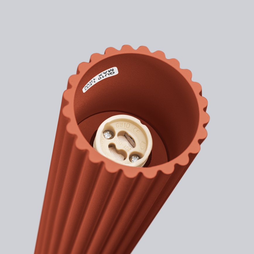Kohdevalo KARBON 1xGU10/10W/230V 10 cm punainen